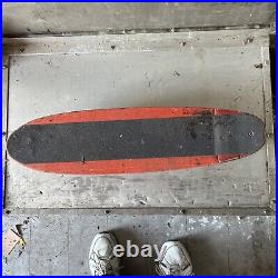 Vintage BAHNE fiberglass skateboard no wheels