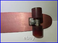 Vintage BANZAI Aluminum RED Skateboard With 11CM Trucks-Red Wheels+Risers