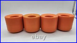 Vintage BDS Skateboard Wheels Dragon Orange New RARE Set Bulldog Skates