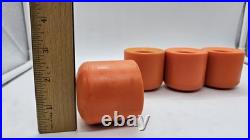 Vintage BDS Skateboard Wheels Dragon Orange New RARE Set Bulldog Skates