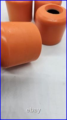 Vintage BDS Skateboard Wheels Dragon Orange New RARE Set Bulldog Skates