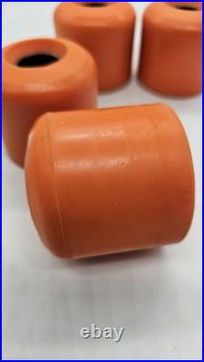 Vintage BDS Skateboard Wheels Dragon Orange New RARE Set Bulldog Skates