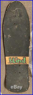 Vintage BLIND JASON LEE 1990 Skateboard Deck Silly Animals Vintage Rare OG