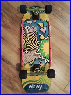 Vintage BRAND-X Weirdo complete skateboard with Gullwings and Vision Shredders