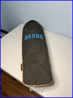 Vintage Bahne 34-1/2 Long Skateboard Day of the Dead Skull Deck 65mm