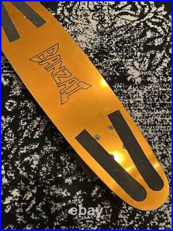 Vintage Banzai Aluminum Skateboard GOLD 70's Rare GUC EXCELLENT WHEELS