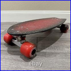 Vintage Bennett Vector and Tracker Race Track Trucks on 20 Skateboard