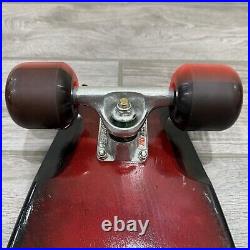 Vintage Bennett Vector and Tracker Race Track Trucks on 20 Skateboard