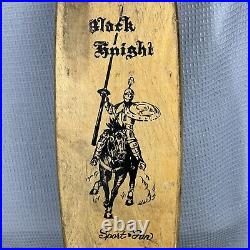 Vintage Black Knight Skateboard 1960's Sport Fun Clay Wheels Excellent Cond