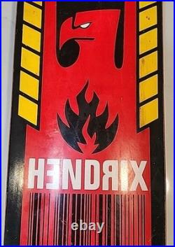 Vintage Black Label Neal Hendrix Skateboard Deck Complete Indy Trucks
