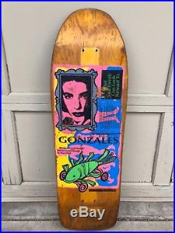 Vintage Blind Mark Gonzales Fish Car Skateboard Deck 1990 Gonz OG Rare