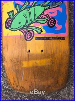 Vintage Blind Mark Gonzales Fish Car Skateboard Deck 1990 Gonz OG Rare