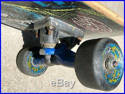 Vintage Blockhead Stretch Plank Skateboard Complete Santa Cruz Bullet Gullwing