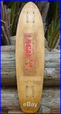 Vintage Brad Logan LOGAN Earth Ski Dura-Lite Skateboard Deck