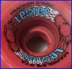 Vintage CHERRY Tracker LESTER KASAI Marbles skateboard Wheels 61mm OLD SCHOOL Vintage CHERRY Tracker LESTER KASAI Marbles skateboard Wheels 61mm OLD SCHOOL