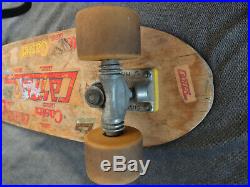 Vintage Caster Chris Strople Skateboard Pro Gull Wing Sims Snake Wheels Classic