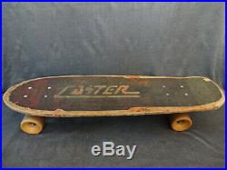 Vintage Caster Chris Strople Skateboard Pro Gull Wing Sims Snake Wheels Classic
