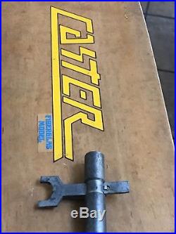 Vintage Caster Skateboard Deck Fiberglass Model 32x8 Original 1978
