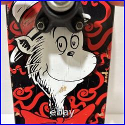 Vintage Cat And The Hat Skateboard Small Dr Seuss Movie Wall Display Memorbilia