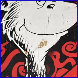 Vintage Cat And The Hat Skateboard Small Dr Seuss Movie Wall Display Memorbilia