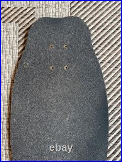 Vintage Christian Hosoi Hammerhead black 1980's Used Skateboard Deck Rare