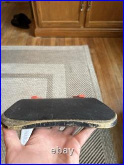 Vintage Christian Hosoi Hammerhead black 1980's Used Skateboard Deck Rare
