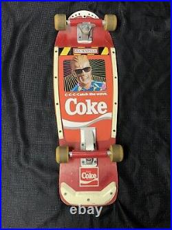 Vintage Coca-Cola Coke Max Headroom Variflex Skateboard 1987 C-C-Catch The Wave