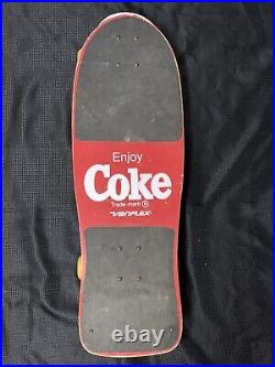 Vintage Coca-Cola Coke Max Headroom Variflex Skateboard 1987 C-C-Catch The Wave