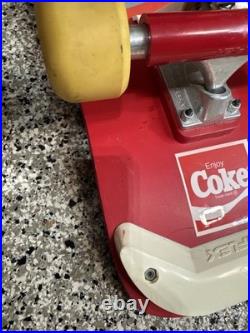 Vintage Coca-Cola Coke Max Headroom Variflex Skateboard 1987 C-C-Catch The Wave
