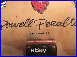 Vintage Complete Powell Peralta Sword & Skull Skateboard 1978