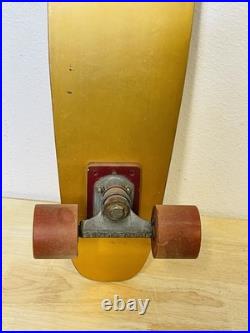 Vintage Continental Skateboard Aluminum 26 Gold
