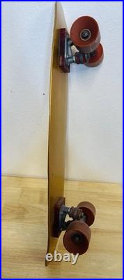 Vintage Continental Skateboard Aluminum 26 Gold