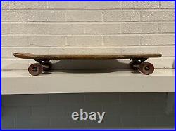 Vintage Custom Wooden Skateboard with ACS-651 Trucks