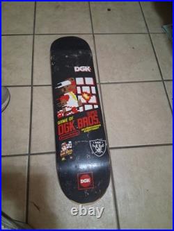 Vintage DGK Game of DGK Bros Marcus McBride Deck Super DGK Mario Graphic