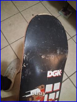 Vintage DGK Game of DGK Bros Marcus McBride Deck Super DGK Mario Graphic