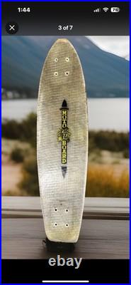 Vintage D&L Products Trickray Tropical MOTO BOARD Skateboard Deck Fiberglass