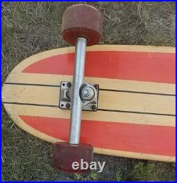 Vintage Dewey Weber Cruiser Skateboard Independent Trucks Kryptonics Route 70