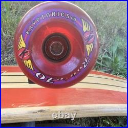Vintage Dewey Weber Cruiser Skateboard Independent Trucks Kryptonics Route 70