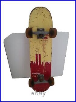 Vintage Distressed Bobby Puleo Twin Towers New York Skateboard
