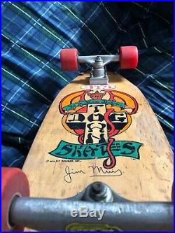 Vintage Dog Town skateboard 1978 Jim Muir model Tracker Kryptonics Wes Humpston