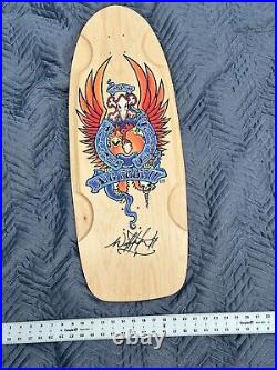 Vintage Dogtown BDS Bulldog Skates Wes Humpston P. O. P. Big Foot II Skateboard