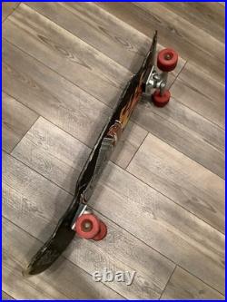 Vintage Dregs Biker Skateboard Longboard RARE With Wheels And Trucks