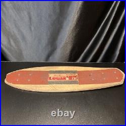 Vintage Dura Lite Bruce Logan Earth Ski Skateboard