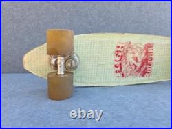 Vintage Fiberglass Skateboard High Roller