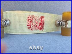 Vintage Fiberglass Skateboard High Roller