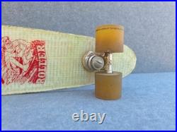 Vintage Fiberglass Skateboard High Roller