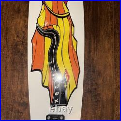 Vintage Flexdex Fiberglass Longboard Complete 1st Gen Seismic Spring Trucks 65mm