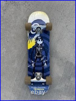 Vintage Foundation Corey Duffel Skellington Skateboard Deck 2000s