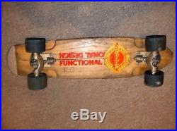 Vintage Functional Design Skateboard Gull Wing Hpg IV Trucks Wooden Skateboard