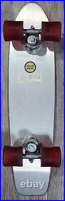 Vintage GT Aluminum Double Kicktail Skateboard 23.5 Trucks Red Wheels 70's